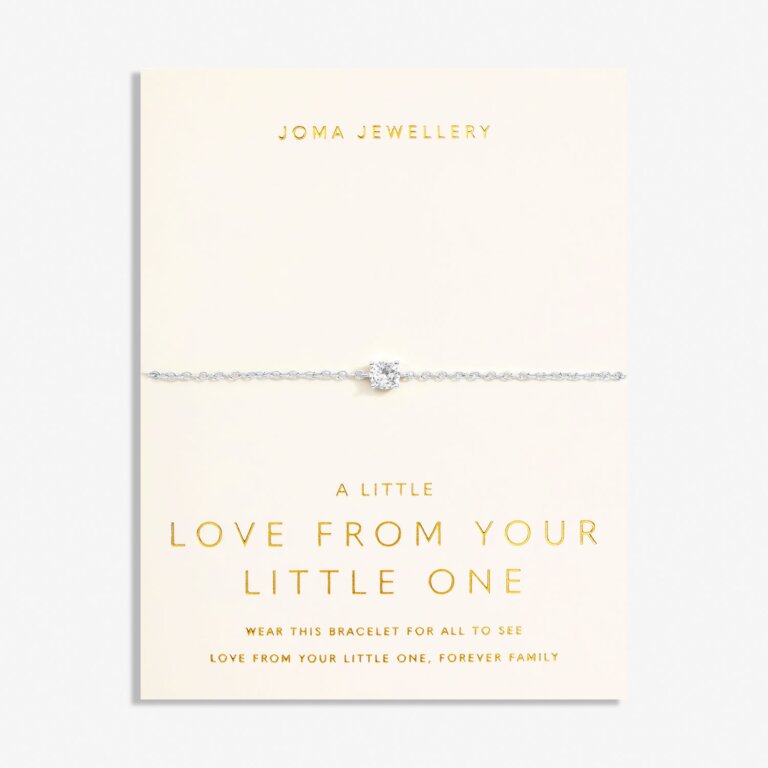 Joma Jewellery 7301 - Love From Your Little Ones 'One' Bracelet In Silver Plating