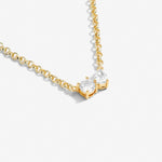 Joma Jewellery 6916 - Love From Your Little Ones 'Two' Necklace In Gold Plating