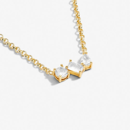 Joma Jewellery 6917 - Love From Your Little Ones 'Three' Necklace In Gold Plating