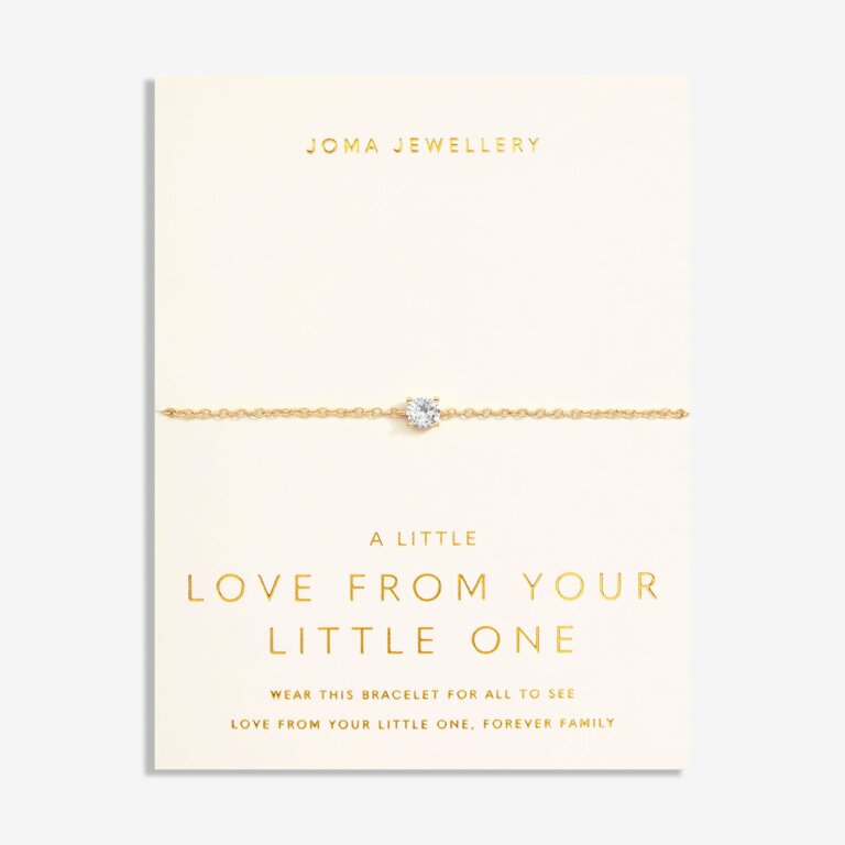 Joma Jewellery 6918 - Love From Your Little Ones 'One' Bracelet In Gold Plating