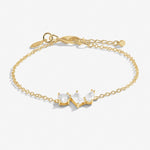 Joma Jewellery 6920 - Love From Your Little Ones 'Three' Bracelet In Gold Plating