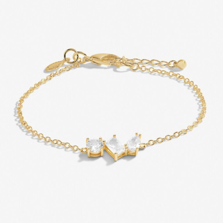 Joma Jewellery 6920 - Love From Your Little Ones 'Three' Bracelet In Gold Plating