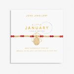 Joma Jewellery 6132 - January A Little Birthstone Gold Bracelet