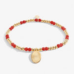 Joma Jewellery 6132 - January A Little Birthstone Gold Bracelet