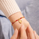 Joma Jewellery 6132 - January A Little Birthstone Gold Bracelet