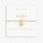 Joma Jewellery 6134 - March A Little Birthstone Gold Bracelet