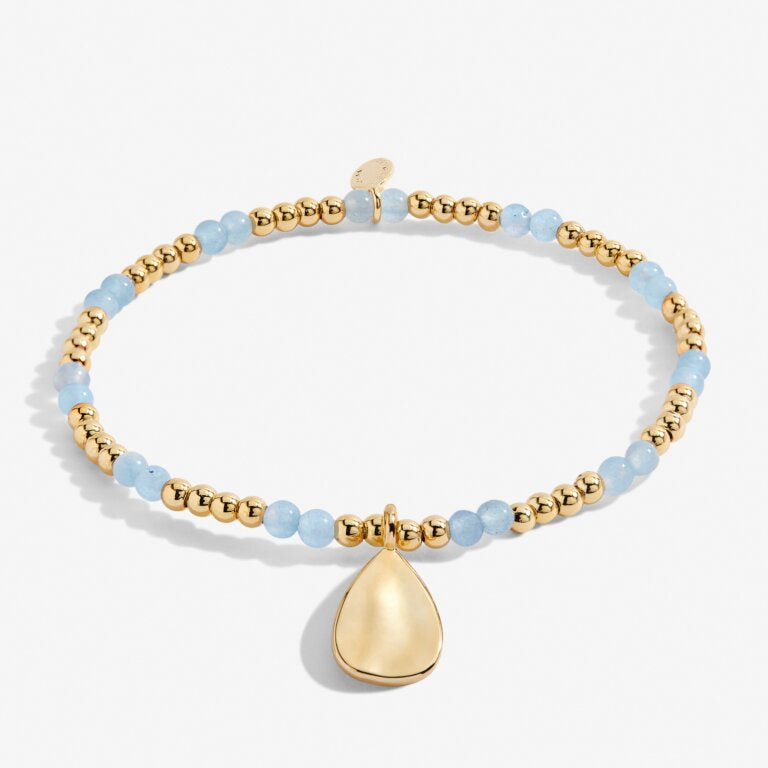 Joma Jewellery 6134 - March A Little Birthstone Gold Bracelet