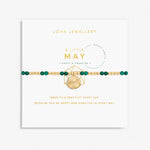 Joma Jewellery 6136 - May A Little Birthstone Gold Bracelet