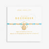 Joma Jewellery 6143 - December A Little Birthstone Gold Bracelet