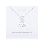 Joma Jewellery 4659 - Birthstone A Little Necklace June Moonstone