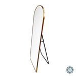 Tara Modena floor standing mirror gold 160cm