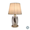 Tara Sora feather bedside lamp 33cm