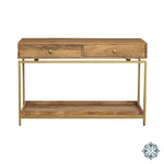 Tara Beki console table natural mango