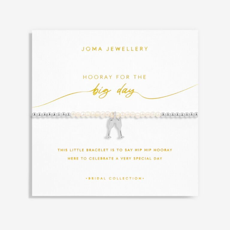 Joma Bridal Pearl Bracelet 'Hooray For The Big Day' 5726