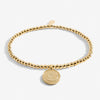 Joma A Little '50th Birthday' Bracelet In Gold Plating 6991