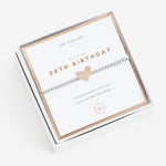 Joma Beautifully Boxed A Little 'Happy 30th Birthday' Bracelet 5077