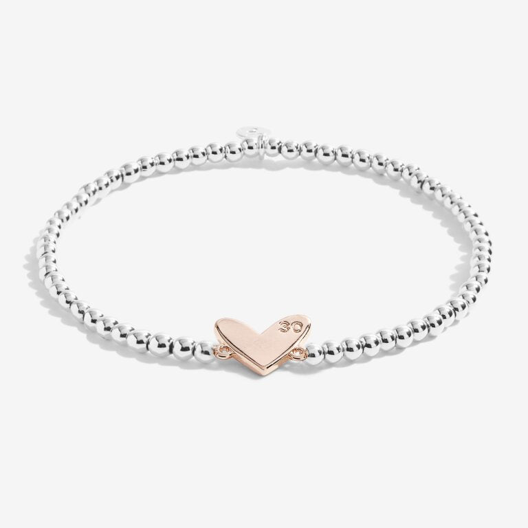 Joma Beautifully Boxed A Little 'Happy 30th Birthday' Bracelet 5077