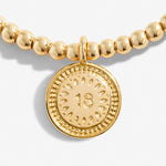 Joma A Little '18th Birthday' Bracelet In Gold Plating 6987