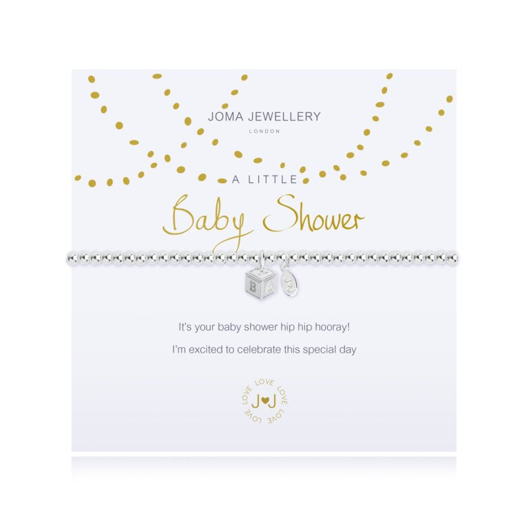 Joma jewellery a little baby shower bracelet