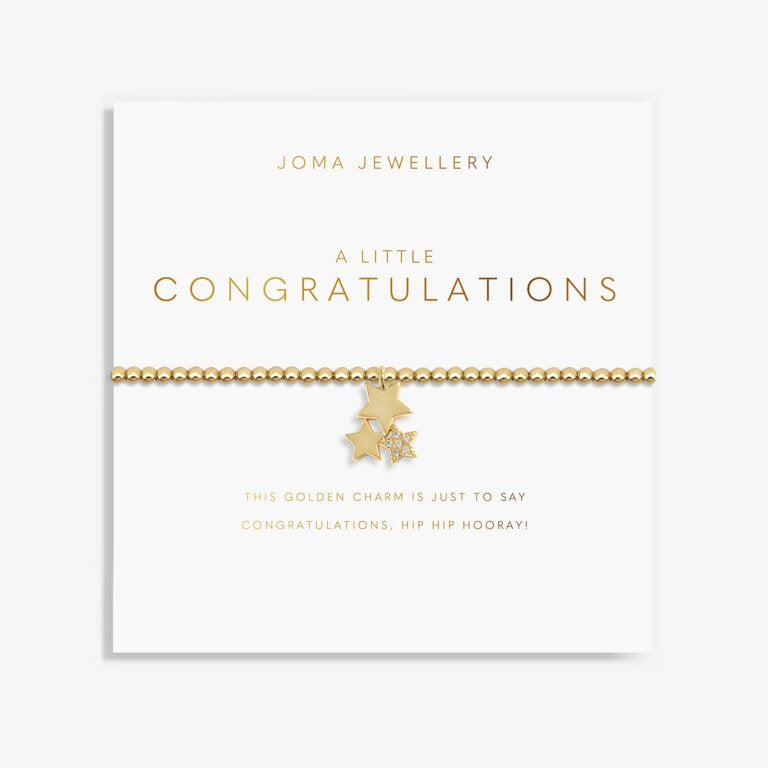 Joma Golden Glow A Little Congratulations Bracelet 5956