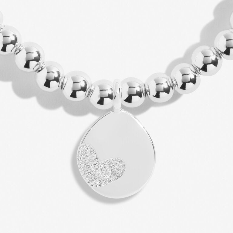 Joma 'Lucky To Have A Mum Like You' Bracelet In Silver Plating 6865