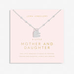 Joma A Little 'Mother And Daughter' Necklace In Silver Plating 6929