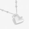 Joma A Little 'Mother And Daughter' Necklace In Silver Plating 6929