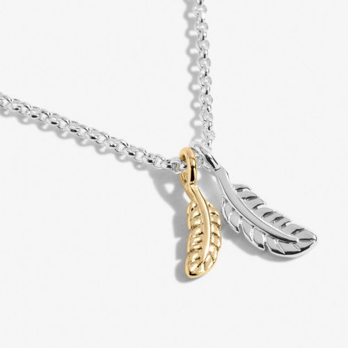 Joma Necklace - Feathers appear when loved ones are near -