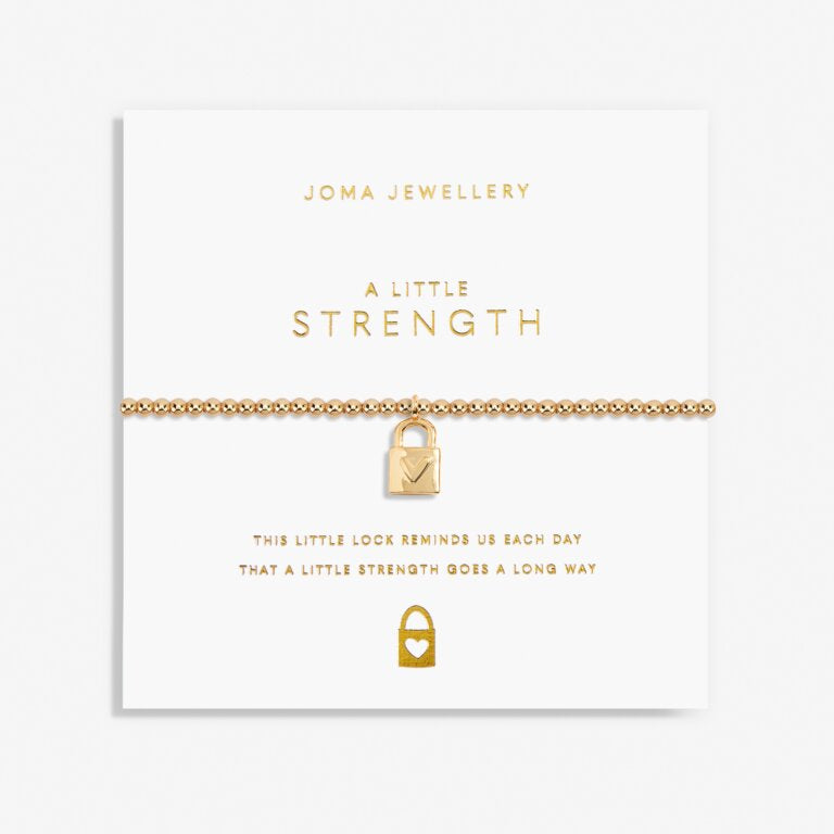 Joma Gold A Little 'Strength' Bracelet