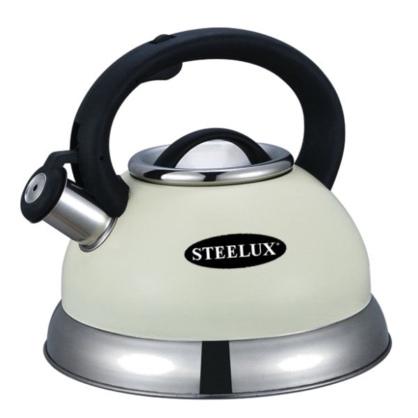 DUN Cream Steelex Whistling Kettle 2.7L