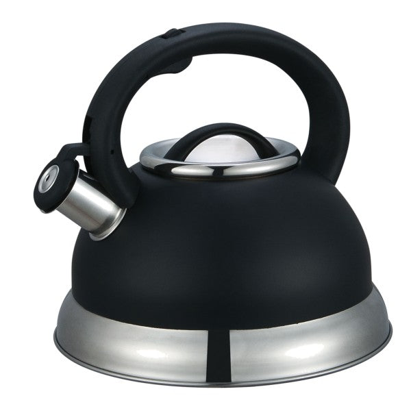 DUN black steelex whistling kettle 2.7lt