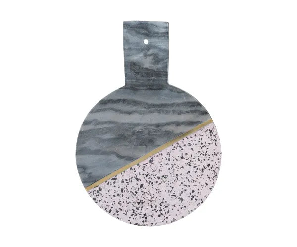 Typhoon Elements Terrazzo/Marble Round Handled Board