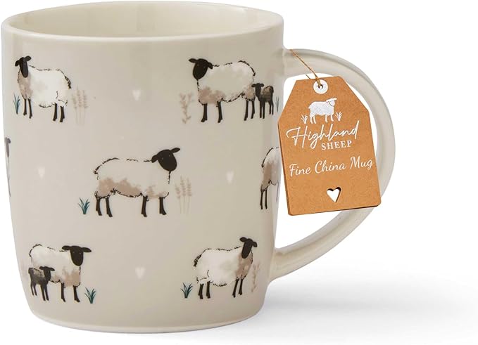 Cooksmart Highland Sheep Barrel Mug