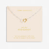 Joma Forever Yours 'Hip Hip Hooray' Necklace In Silver Plating And Gold Plating