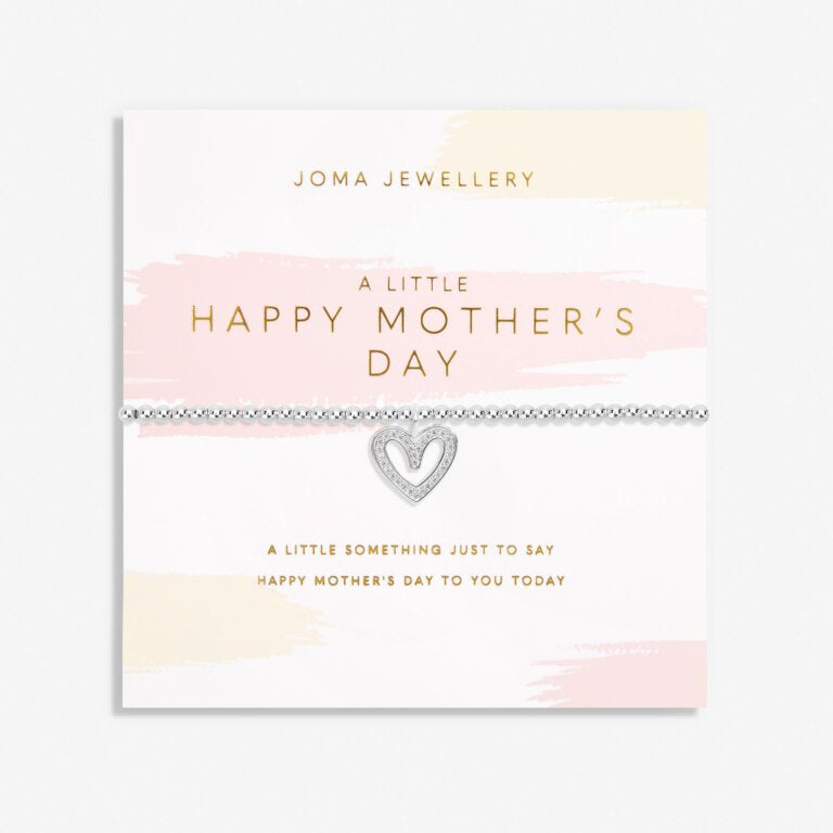 Joma Mother's Day A Little 'Happy Mother's Day' Bracelet In Silver Plating