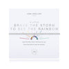 Joma A Little Brave The Storm To See The Rainbow Bracelet