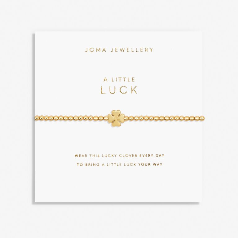 Joma A Little 'Luck' Bracelet In Gold Plating