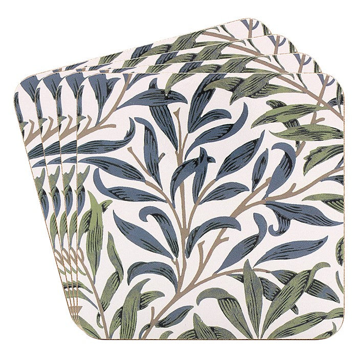 JD William Morris Willow Bough Coasters Set of 4