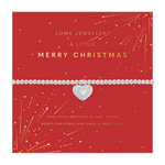 Joma Christmas A Little 'Merry Christmas' Bracelet In Silver Plating