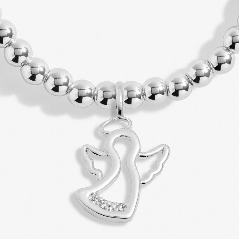 Joma A Little 'Christmas Angel' Bracelet In Silver Plating