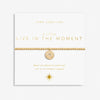 Joma  A Little 'Live In The Moment' Bracelet In Gold Plating