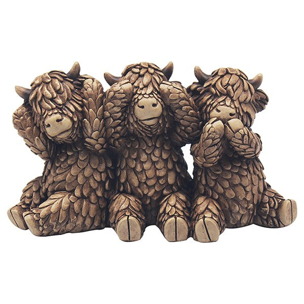 JD Hughie Highland Cow Family