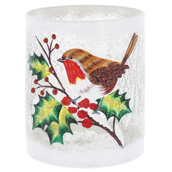 JD Xmas Crackle Tea Light Small