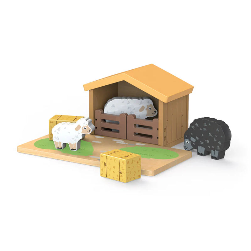 Inside Out Toys Farm Lambing Shed Set