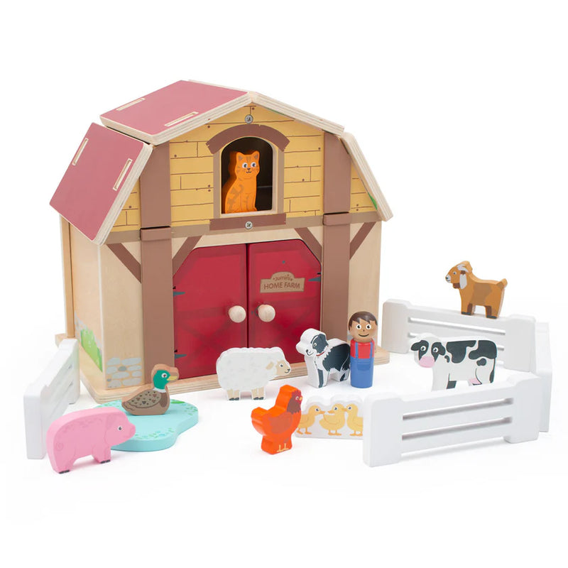 Inside Out Toys Home Farm Barn Set (incl animals)