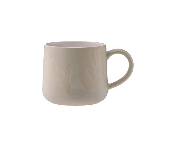 RAY Botanical Olive Leaf Grey Mug