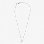 Joma Mother's Day A Little 'I Love You To The Moon And Back Mum' Necklace In Silver Plating