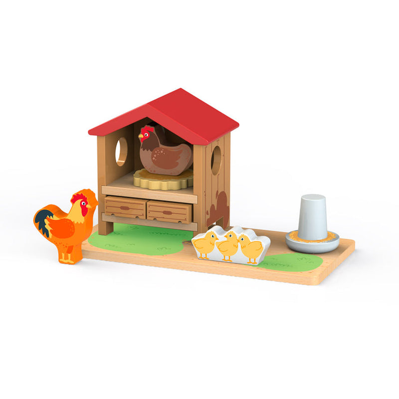 Inside Out Toys Farm Chicken Coop