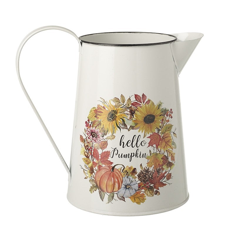 HS Cream Hello Pumpkin Jug