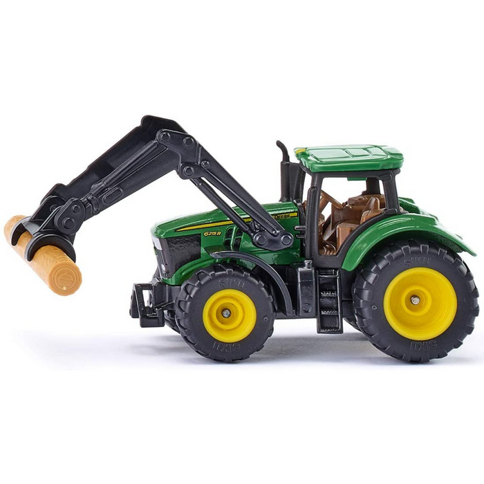 SIKU 1:87 JOHN DEERE TRACTOR W/LOG GRABBER